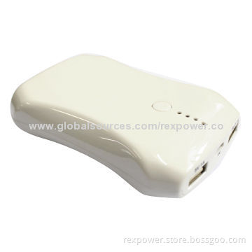 4,400mAh Portable Power Bank with 5V DC, 1A Input, Sized 104*69*25mmNew